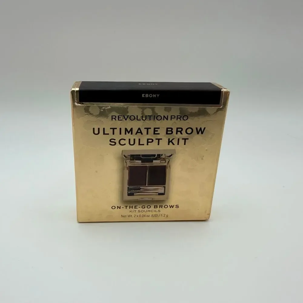 Revolution Pro Ultimate Brow Sculpt Kit Ebony NIB